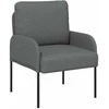 Sofa Sofos su pagalve 55cm Tamsiai pilka fanera