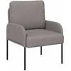 Sofa Sofos su pagalve 55cm Taupe fanera