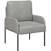 Sofa Sofų komplektai 3 pcs Šviesiai pilka 115 x 56 x 80 cm fanera