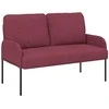 Sofa Sofų komplektai 3 pcs Vyno raudona 115 x 56 x 80 cm fanera