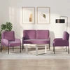 Sofa Sofų komplektai 3 vnt. Violetinė fanera