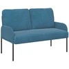 Sofa Sofų komplektai su pagalve 3 pcs Mėlyna 115 x 56 x 80 cm fanera
