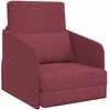 Sofa lova Vyno raudona 65 x 80 x 83 cm audinys