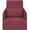 Sofa lova Vyno raudona 65 x 80 x 83 cm audinys