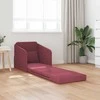 Sofa lova Vyno raudona 65 x 80 x 83 cm audinys