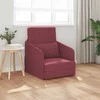 Sofa lova Vyno raudona 65 x 80 x 83 cm audinys