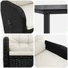 Lauko baldų komplektas Sofa Stalo Rinkinys su pagalve su pagalve 7 pcs