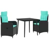 Sofa Stalo Rinkinys su pagalve su pagalve 3 pcs