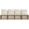 Sofa su keturiomis vietomis 4 pcs 4-Vietų skaičius Smėlio