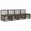 Sofa su keturiomis vietomis 4 pcs 4-Vietų skaičius Pilka