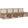 Sofa su keturiomis vietomis 4 pcs 4-Vietų skaičius Smėlio