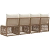 Sofa su keturiomis vietomis 4 pcs 4-Vietų skaičius Smėlio