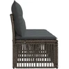 Sofa su keturiomis vietomis 4 pcs 4-Vietų skaičius Pilka