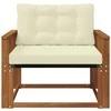 Lauko sofos komplektas Kietasis akacijos medis ir Textilene