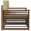 Lauko sofa Tvirta akacijos mediena ir poliesteris