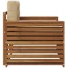 Lauko sofa Tvirta akacijos mediena ir poliesteris