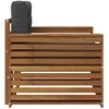Lauko sofa Tvirta akacijos mediena ir poliesteris