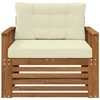 Lauko sofa Tvirta akacijos mediena ir poliesteris