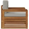 Lauko sofa Tvirta akacijos mediena ir poliesteris