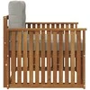 Lauko sofa Tvirta akacijos mediena ir poliesteris