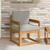 Lauko sofa Tvirta akacijos mediena ir poliesteris