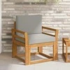 Lauko sofa Tvirta akacijos mediena ir poliesteris