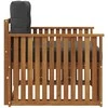 Lauko sofa Tvirta akacijos mediena ir poliesteris