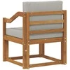 Lauko sofa Tvirta akacijos mediena ir poliesteris