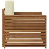Lauko sofa Tvirta akacijos mediena ir poliesteris