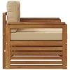 Lauko sofa Tvirta akacijos mediena ir poliesteris