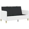 Sofa su saugojimo vieta Balta 152 x 78 x 87 cm Poliesteris