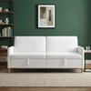 Sofa su saugojimo vieta Balta 192 x 78 x 87 cm Poliesteris