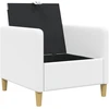 Sofa su saugojimo vieta Balta 72 x 78 x 87 cm Poliesteris