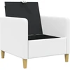 Sofa su saugojimo vieta Balta 72 x 78 x 87 cm Poliesteris