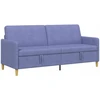 Sofa su saugojimo vieta Džinsinės mėlynos 192 x 78 x 87 cm