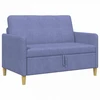 Sofa su saugojimo vieta Džinsinės mėlynos 122 x 78 x 87 cm
