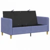 Sofa su saugojimo vieta Džinsinės mėlynos 152 x 78 x 87 cm