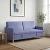 Sofa su saugojimo vieta Džinsinės mėlynos 192 x 78 x 87 cm