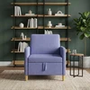 Sofa su saugojimo vieta Džinsinės mėlynos 72 x 78 x 87 cm