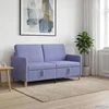 Sofa su saugojimo vieta Džinsinės mėlynos 152 x 78 x 87 cm
