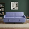 Sofa su saugojimo vieta Džinsinės mėlynos 172 x 78 x 87 cm