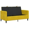 Sofa su saugojimo vieta Geltona 152 x 78 x 87 cm Poliesteris