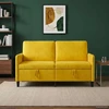 Sofa su saugojimo vieta Geltona 152 x 78 x 87 cm Poliesteris