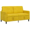 Sofa su saugojimo vieta Geltona 152 x 78 x 87 cm Poliesteris