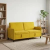 Sofa su saugojimo vieta Geltona 172 x 78 x 87 cm Poliesteris