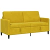 Sofa su saugojimo vieta Geltona 172 x 78 x 87 cm Poliesteris