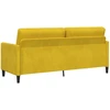Sofa su saugojimo vieta Geltona 192 x 78 x 87 cm Poliesteris