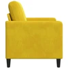 Sofa su saugojimo vieta Geltona 72 x 78 x 87 cm Poliesteris