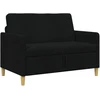 Sofa su saugojimo vieta Juoda 122 x 78 x 87 cm Poliesteris