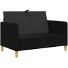 Sofa su saugojimo vieta Juoda 122 x 78 x 87 cm Poliesteris
